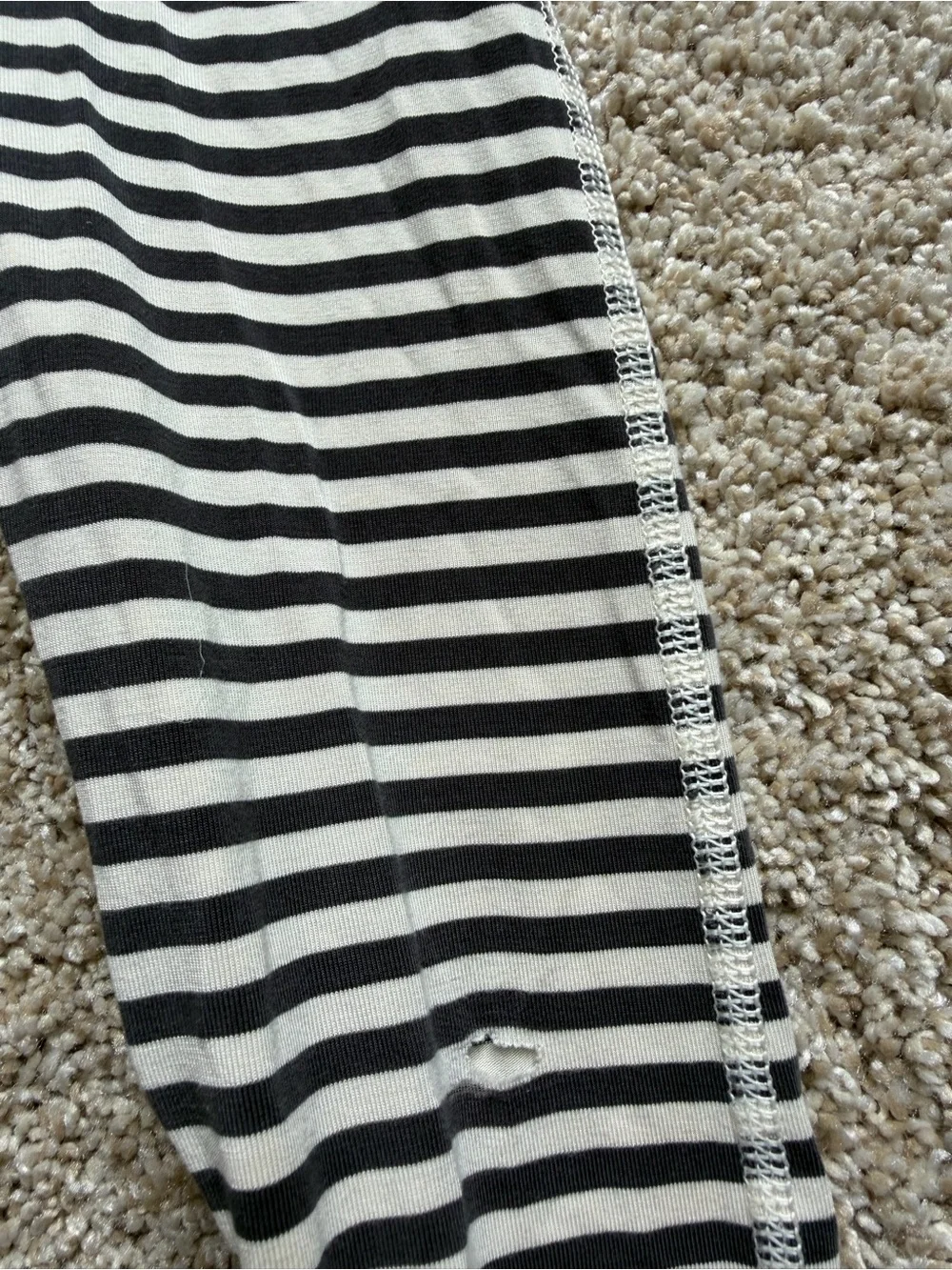 Hanna Andersson Hannahsoft Stretch Tencel Sleeper Set Of 2 Striped 3T Unisex